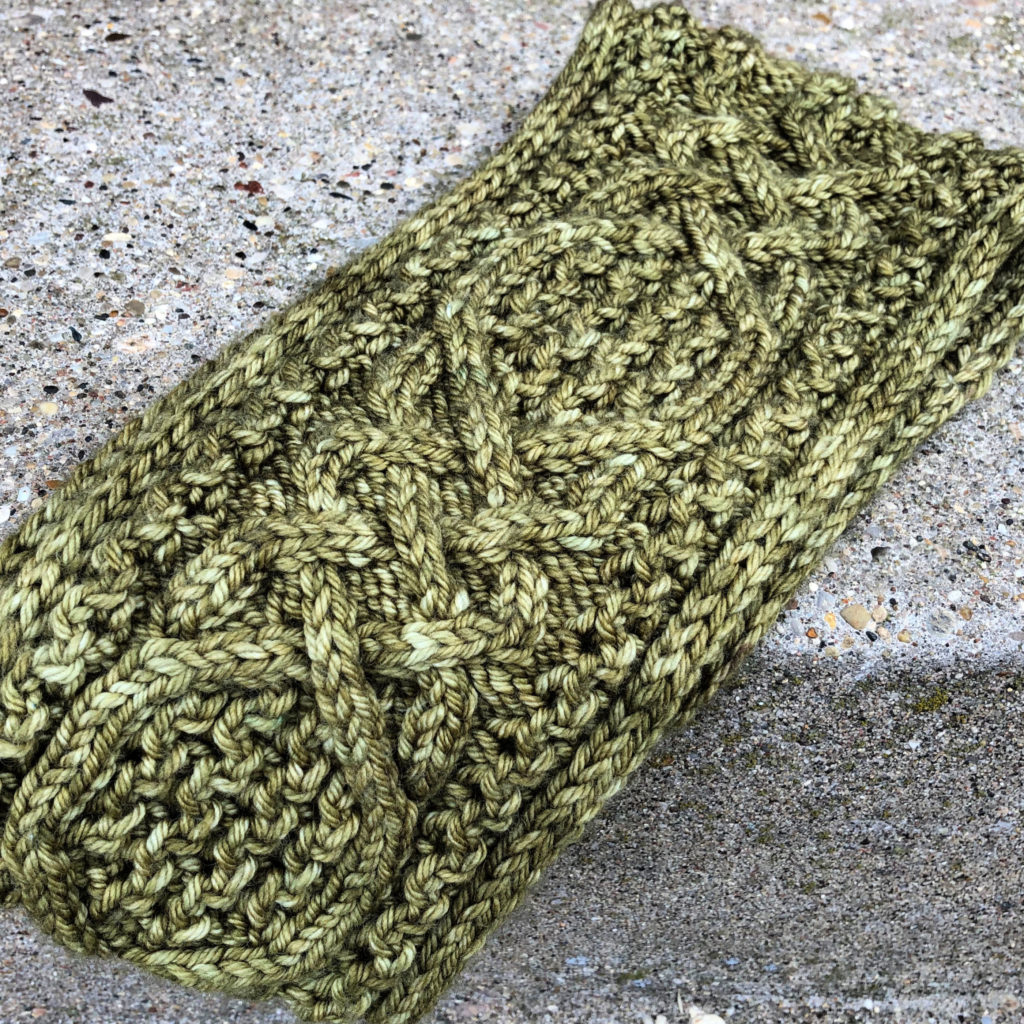 Frost Heaves Cowl knitting pattern by Bronwyn Hahn